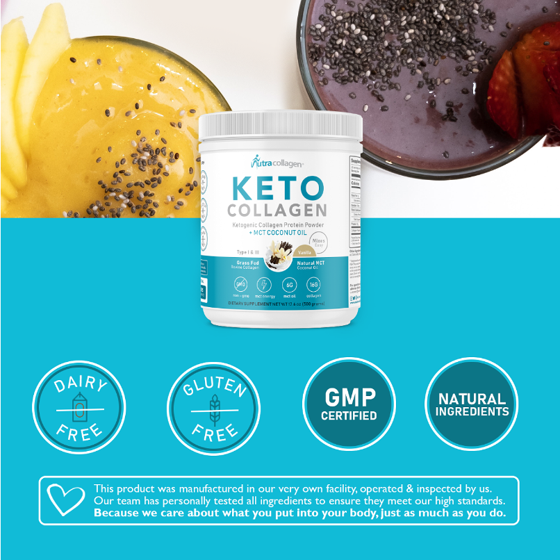 Keto Collagen Vanilla Certifications Image