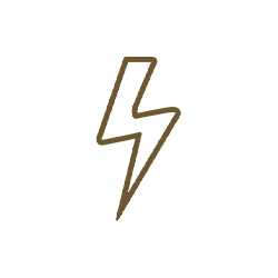Lightning Bolt Icon Coffee