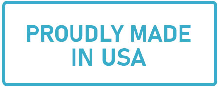 proudly made in usa blue font icon