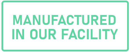 manufactured in our facility in green